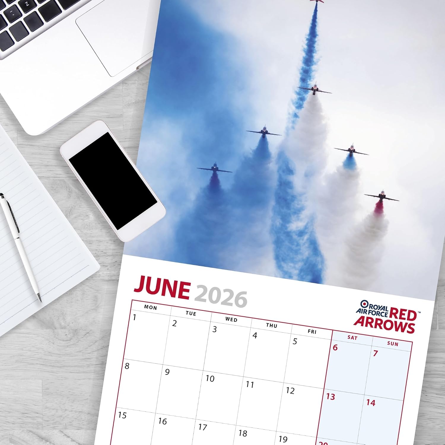 Thumbnail 6 de ALLTRADE Red Arrows 2026 Wall Calendar