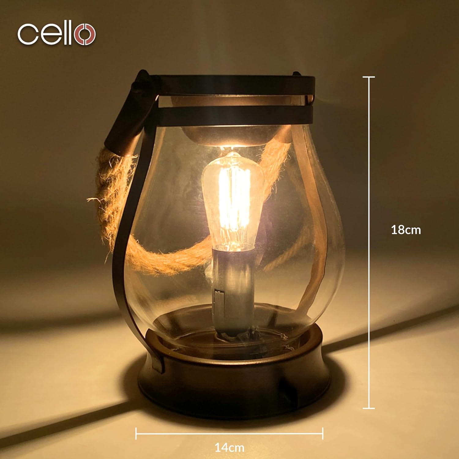 Thumbnail 1 de Cello Nautical Edison Electric Wax Melt Burner (Edison bulb) – rustic electric wax warmer & night light