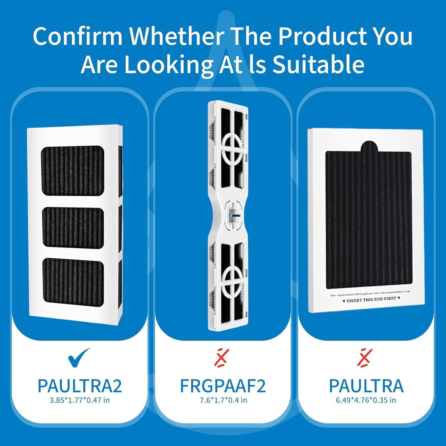 Detalle de Yatker YA07 Water and Air Filter Replacement Combo, 2+2 Pack
