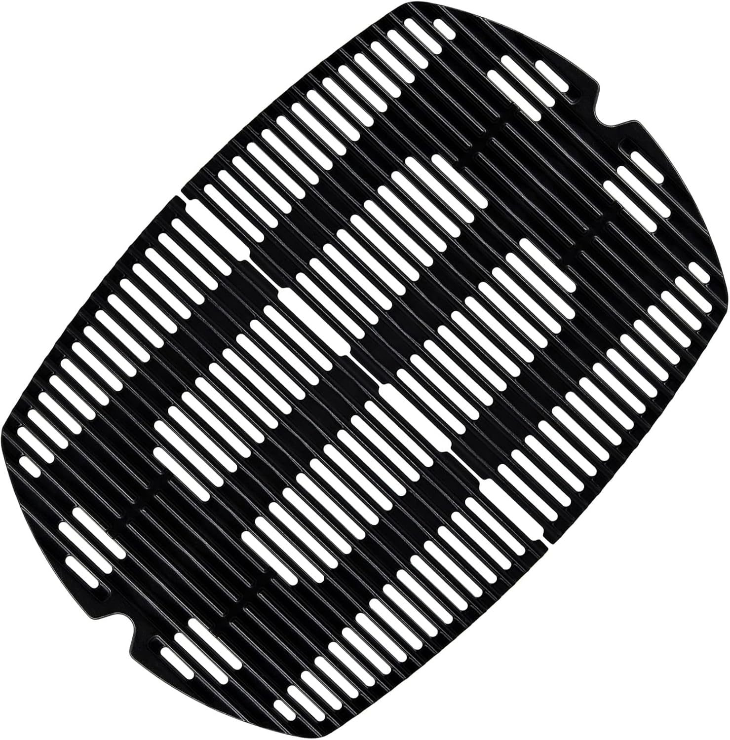 7646 Gusseisen Grillrost für Weber Q300/ Q320/ Q3000/ Q3100/ Q3200 – 2er Pack, 45,2 × 31,75 cm je Rost (63,5 × 45,2 cm Gesamt)