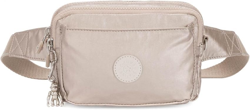 Detalle de Kipling Abanu Multi bandolera pequeña convertible — Metallic Glow
