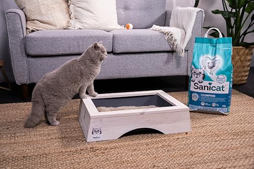 Thumbnail 8 de Sanicat Clumping Cat Litter with Marseille Soap Scent, 10 L – Natural Minerals, Odour Control