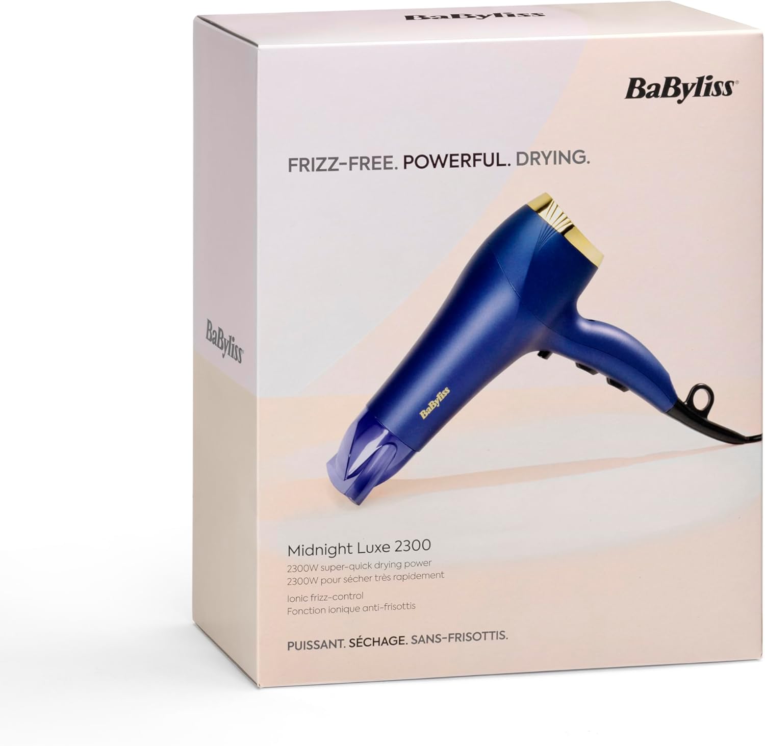 Thumbnail 4 de BaByliss Sèche-cheveux Midnight Luxe 2300 W à fonction ionique anti-frisottis (5781PE)