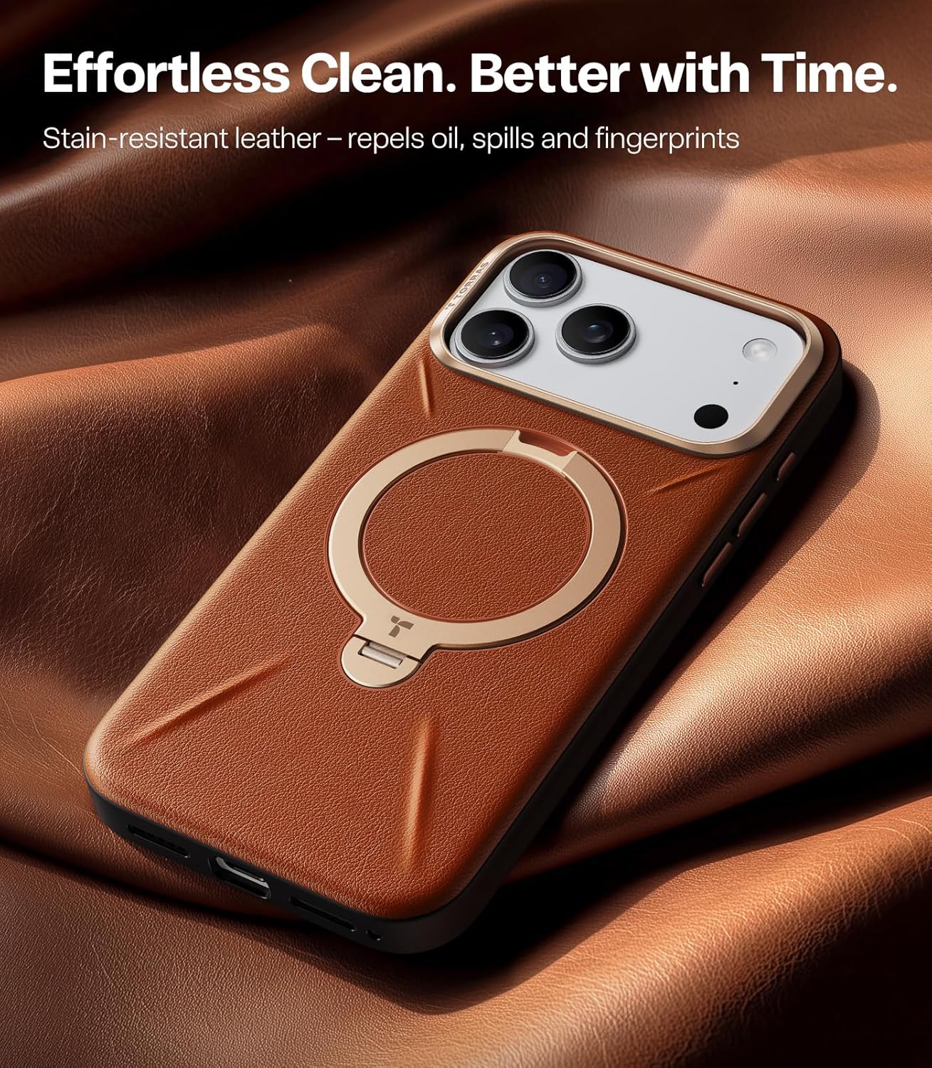 Detalle de TORRAS Q3 VegSkin for iPhone 17 Pro Max case