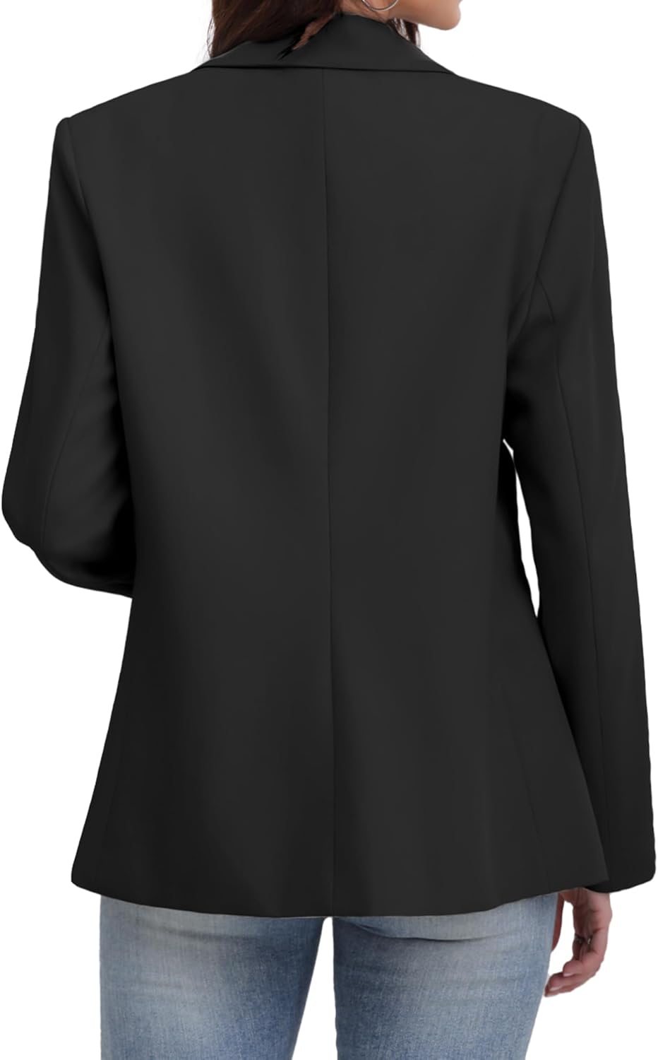 Detalle 2 de ELLEVEN Women’s Business Casual Lightweight Blazer (Slim Fit, Pockets) – Long Sleeve Office Jacket