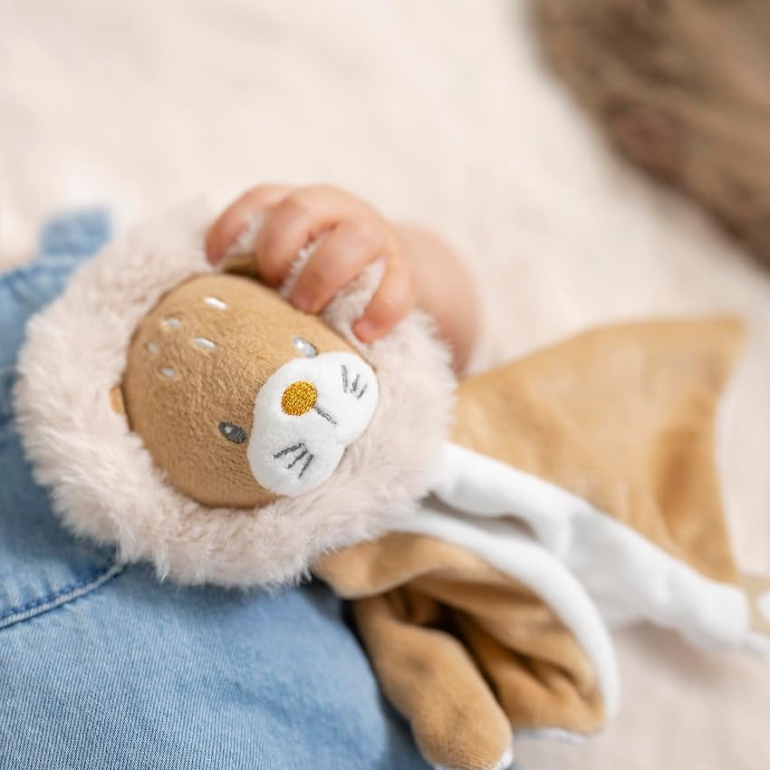 Detalle 2 de Nattou Comforter Doudou Donkey Leo 27 cm — Dark Warm Beige