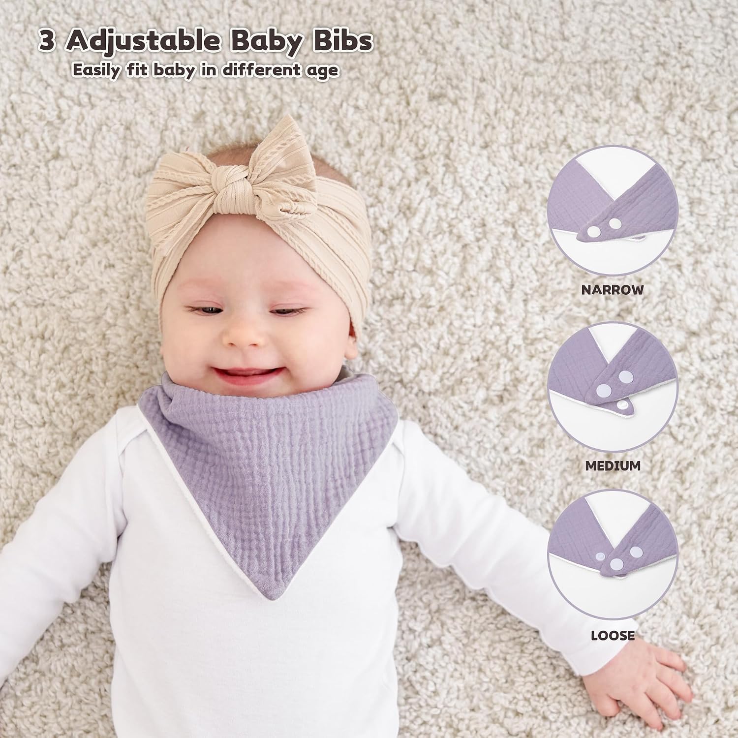 Thumbnail 4 de Susurration Muslin Baby Bibs