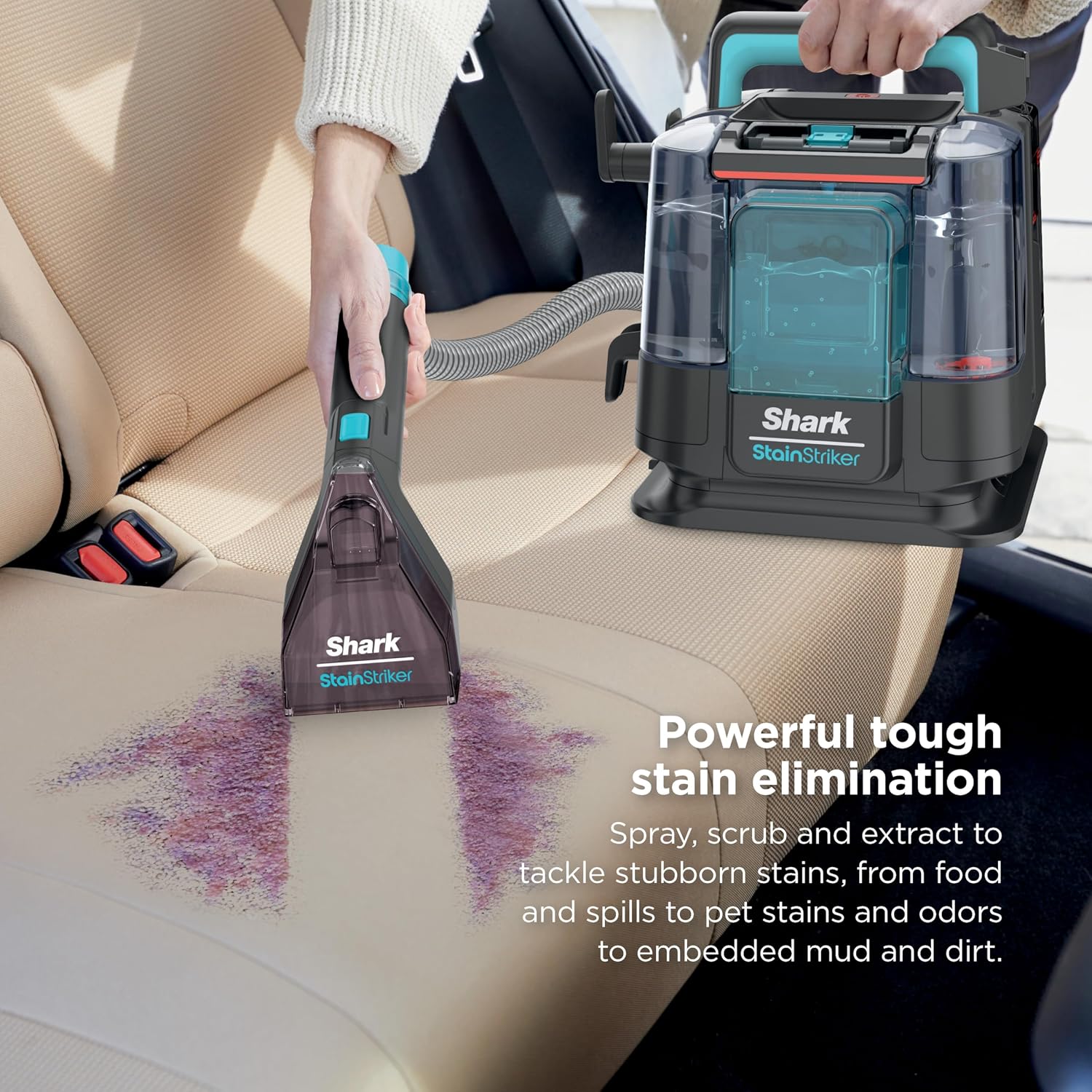 Detalle 2 de Shark StainStriker Portable Cleaner 9 lb 🧹