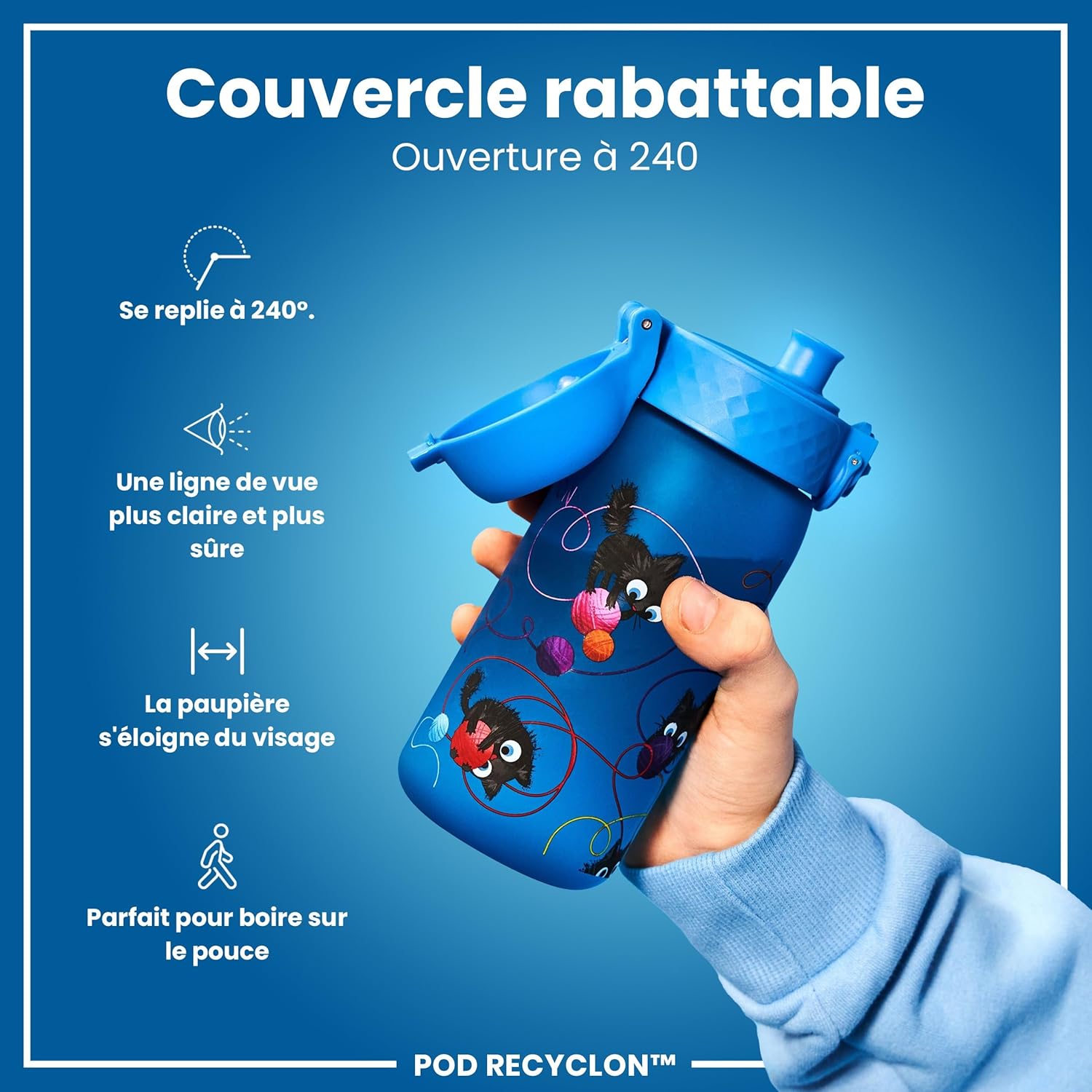 Detalle 2 de ion8 Gourde Enfant 350ml