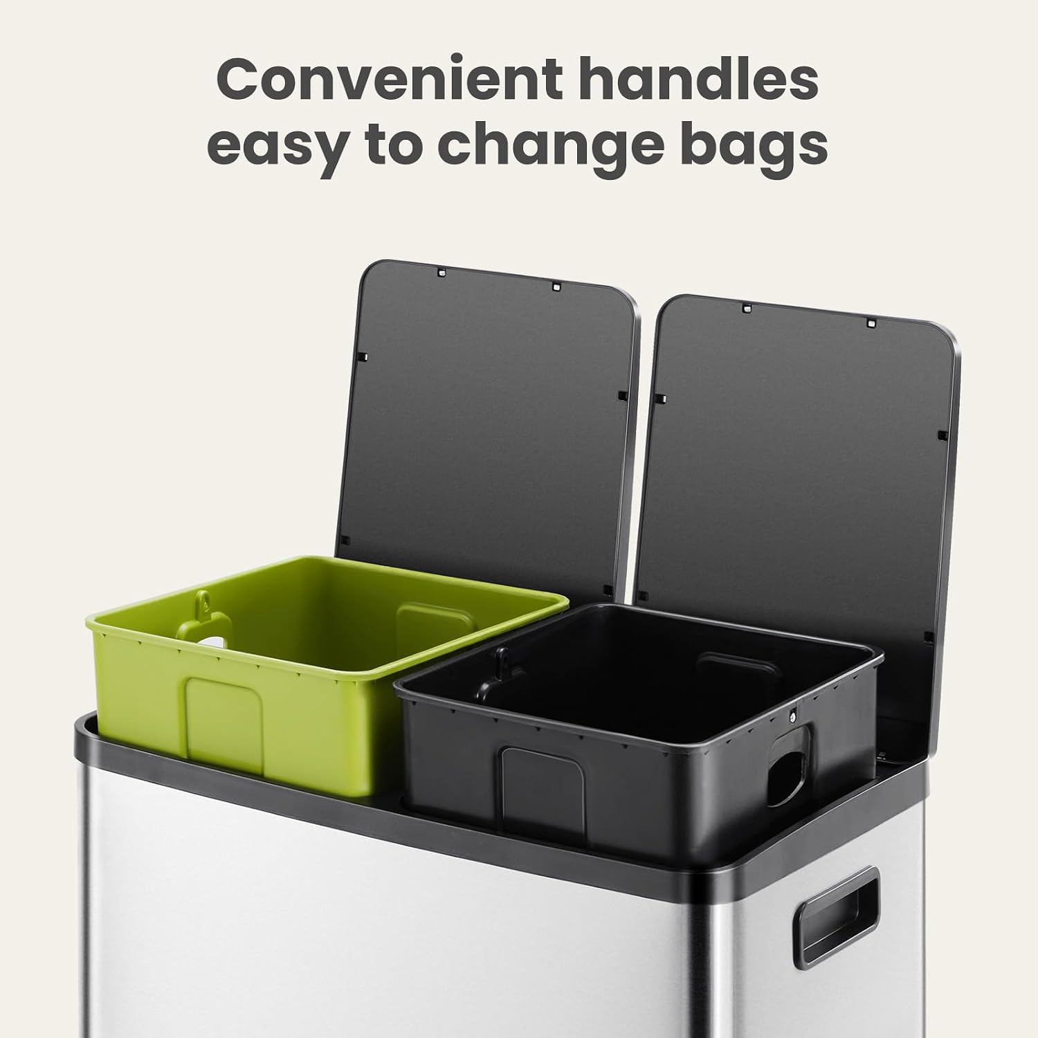 Detalle 2 de NEWBULIG Kitchen Trash Can, 16 Gallon