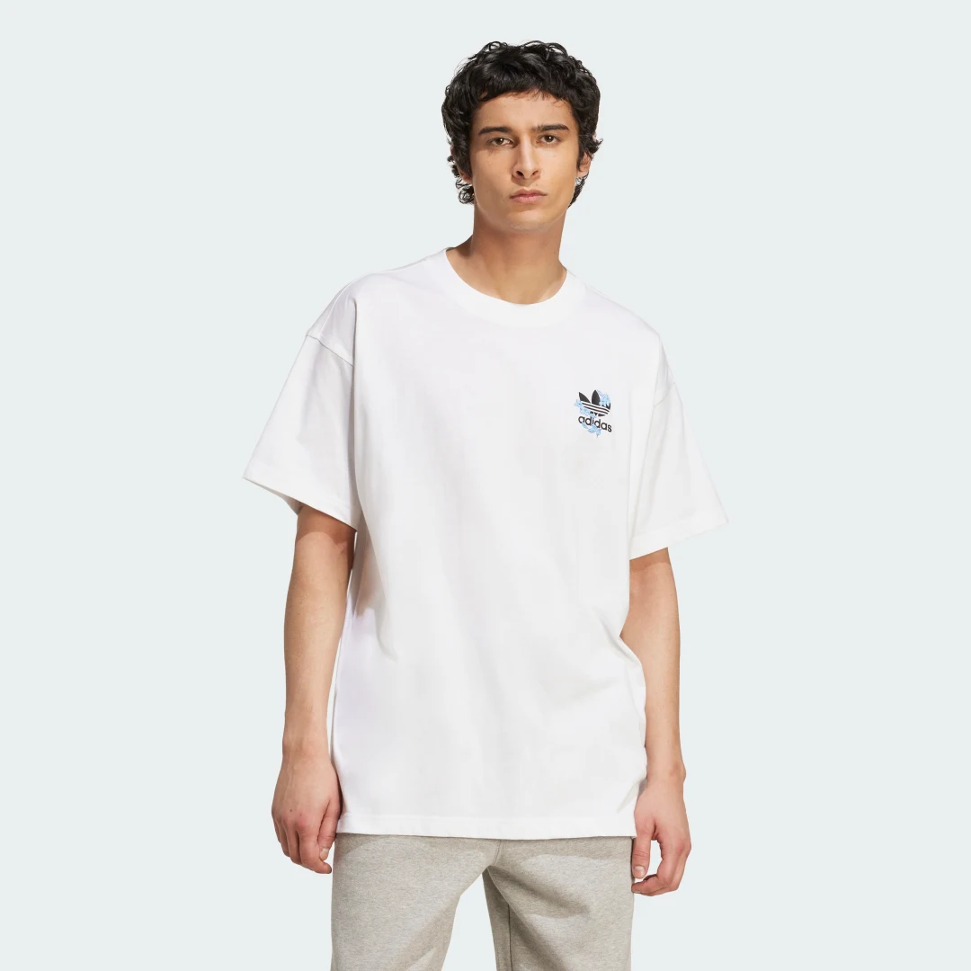 Thumbnail 1 de Camiseta Florals Logo Oversized de Adidas: opinión y guía para decidir si merece la pena