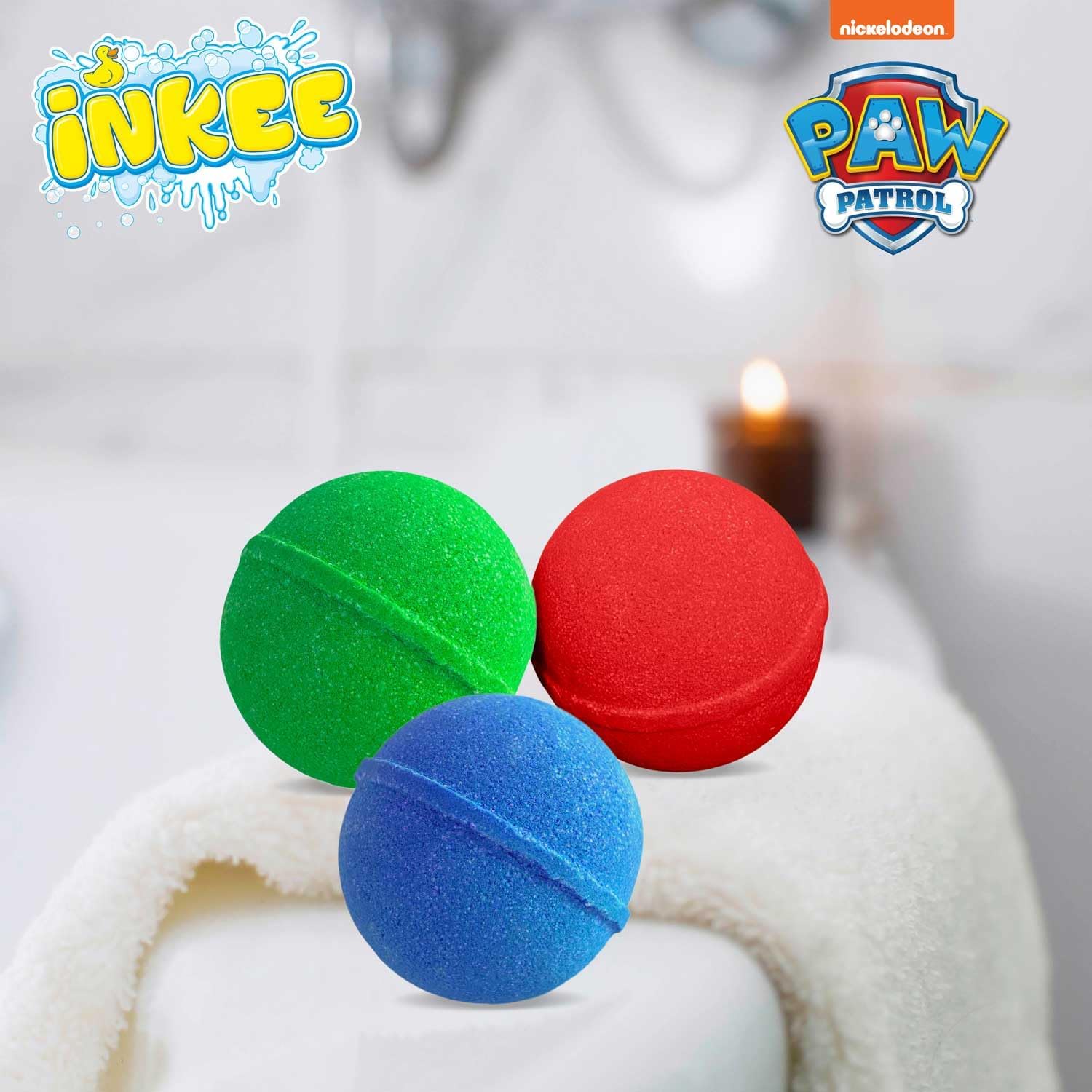 Detalle 2 de INKEE Paw Patrol bombas de baño 3x50g