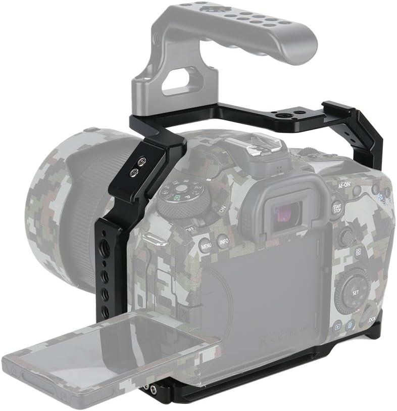 Detalle de NICEYRIG Camera Cage for Canon EOS 90D 80D 70D