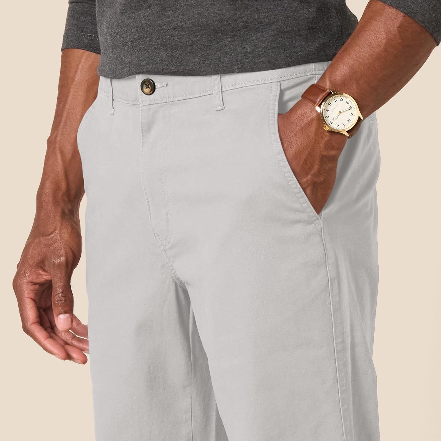 Thumbnail 3 de Amazon Essentials Uomo Pantaloni Chino Jogger Dritti: stile casual e comfort quotidiano