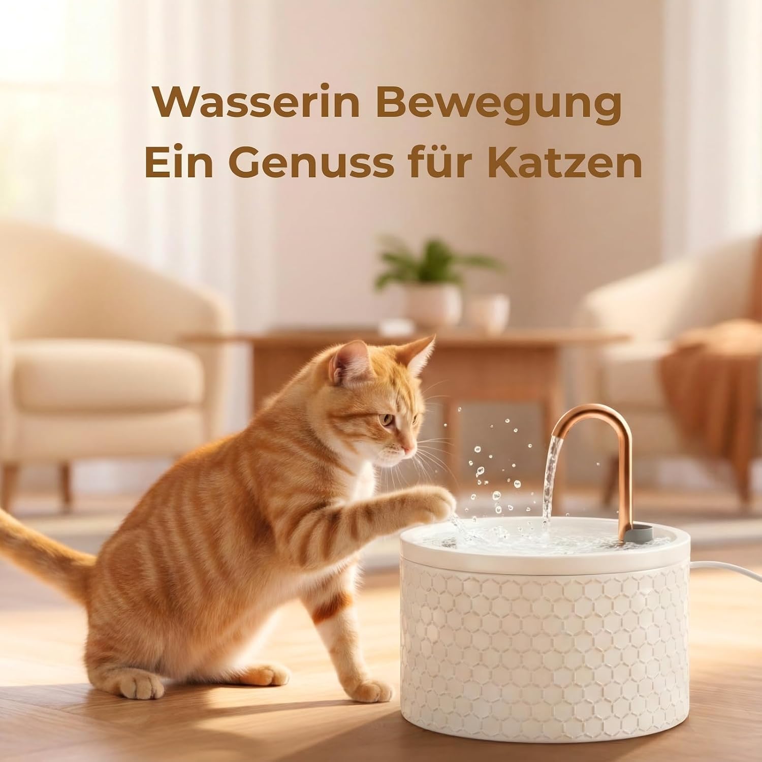 Thumbnail 5 de MISFANS Katzenbrunnen 2,1 L aus Keramik