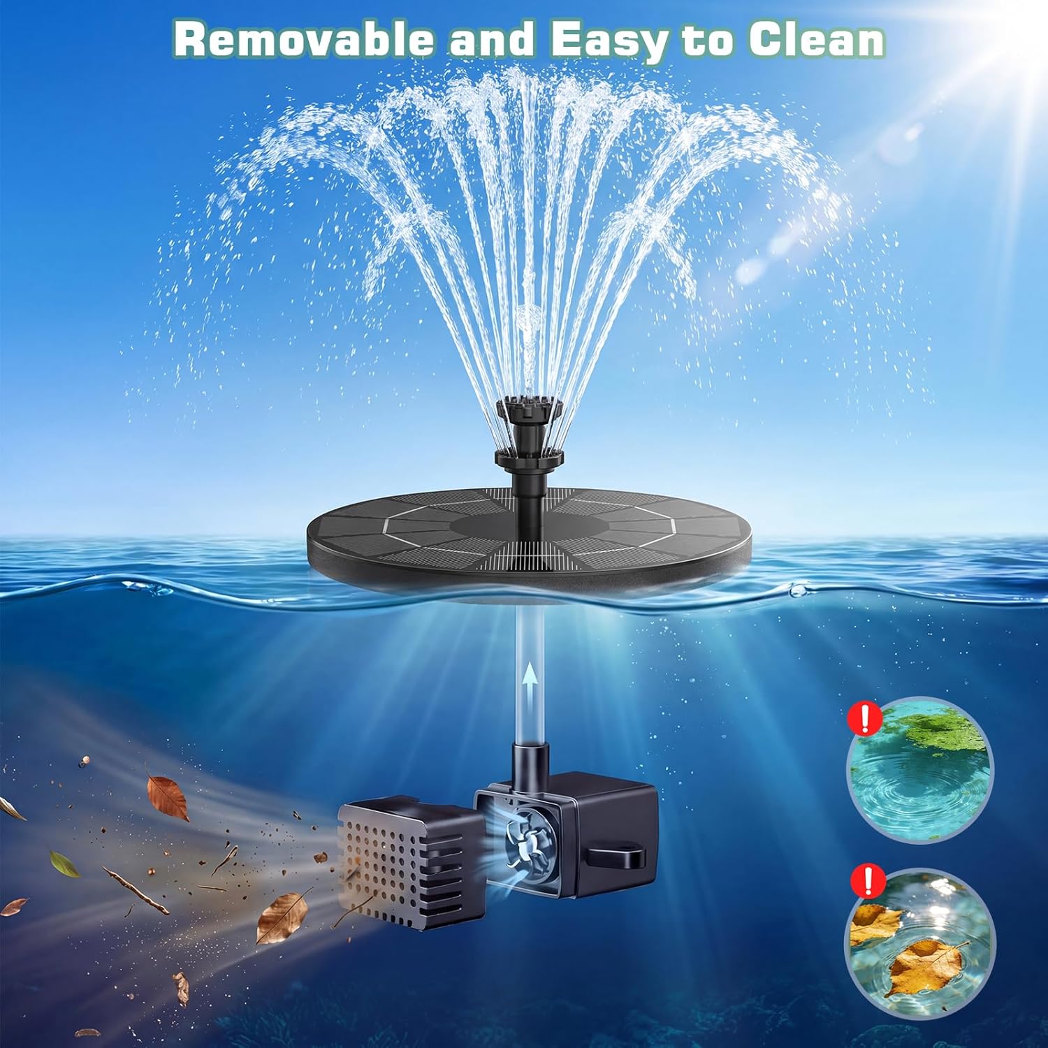 Thumbnail 6 de AISITIN 3.5W Solar Fountain Pump