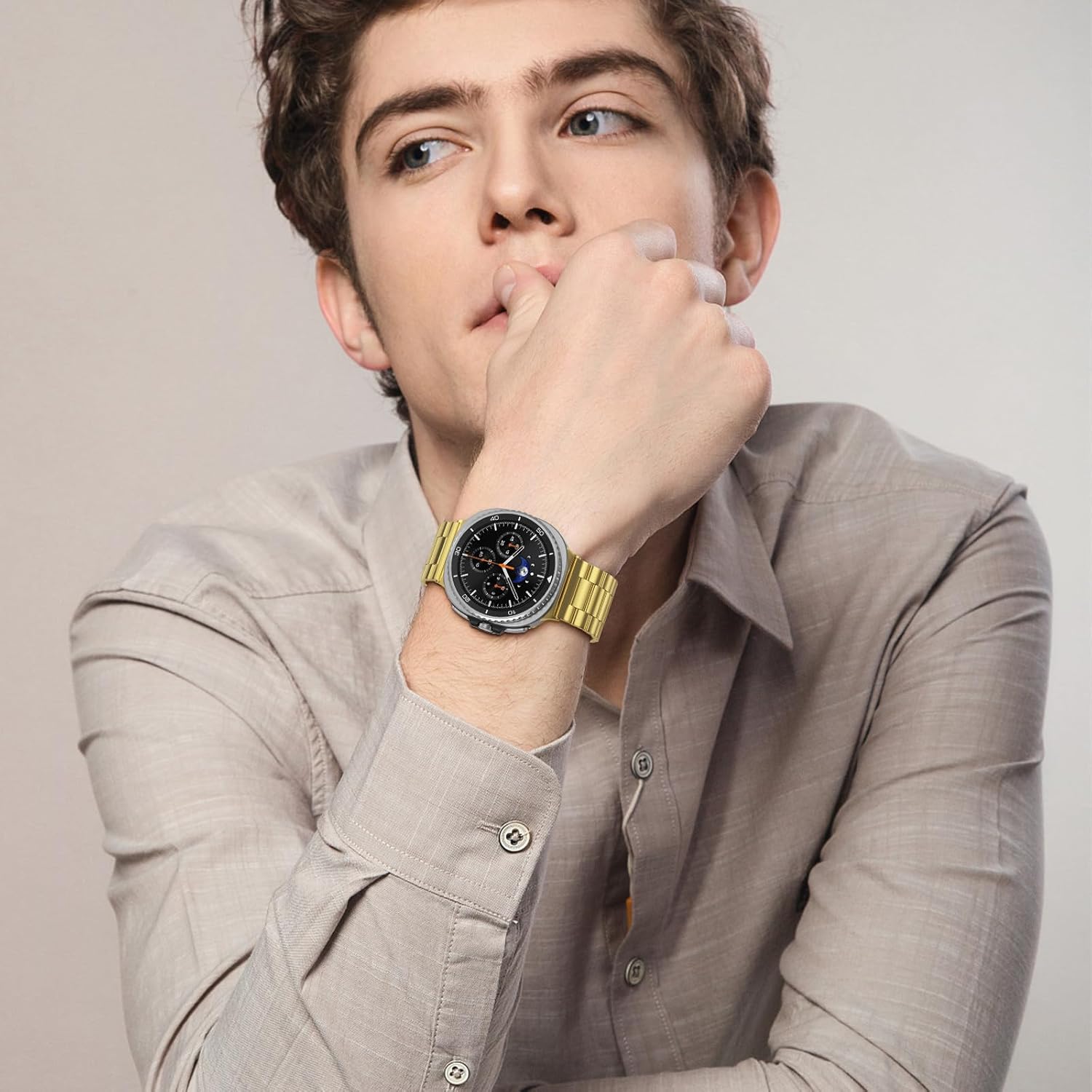 Thumbnail 5 de Keepamor 304L Edelstahl Armband für Samsung Galaxy Watch 8/8 Classic (40/44/46 mm, 2025)