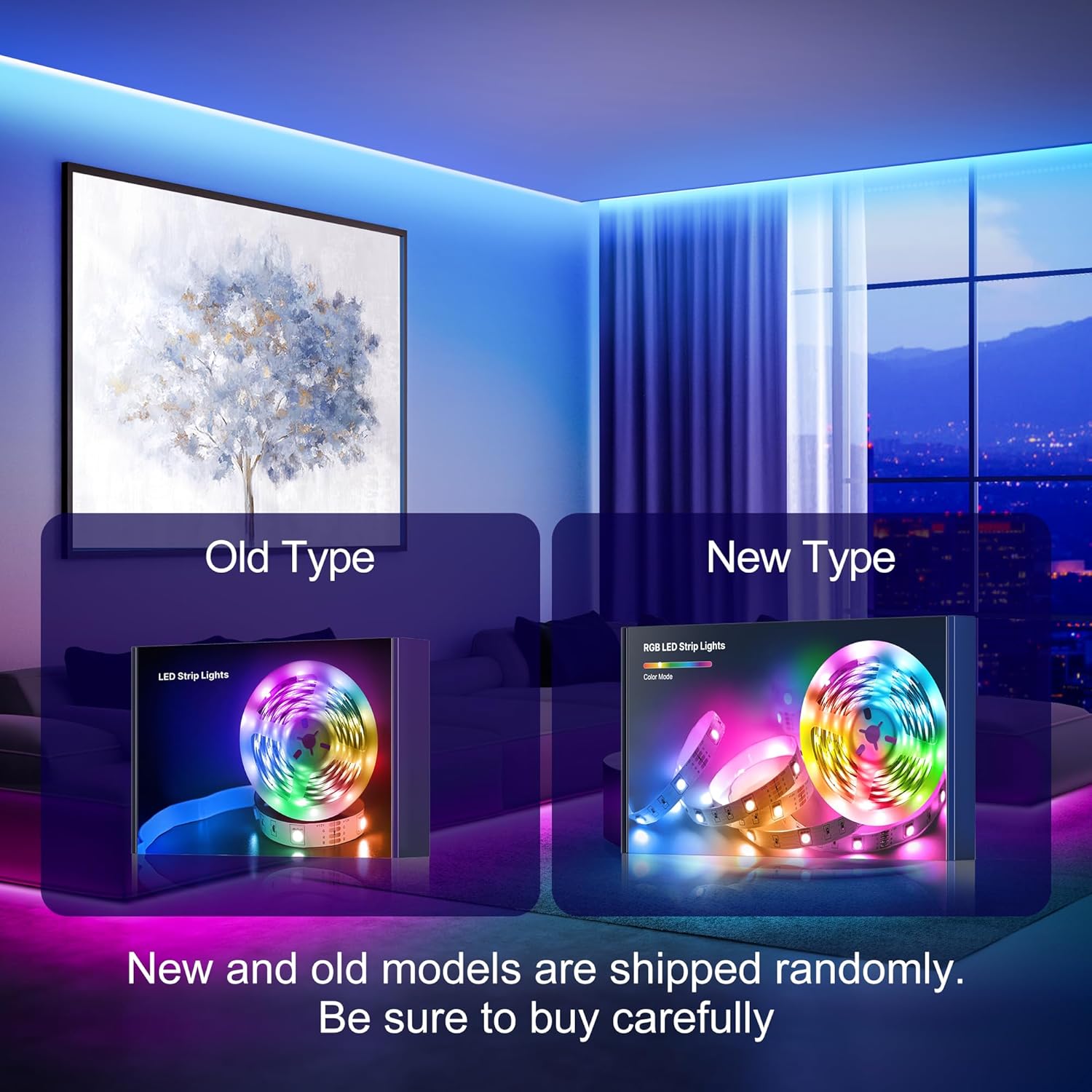 Thumbnail 1 de Mexllex LED Strip Lights 10M RGB Colour Changing LED Lights