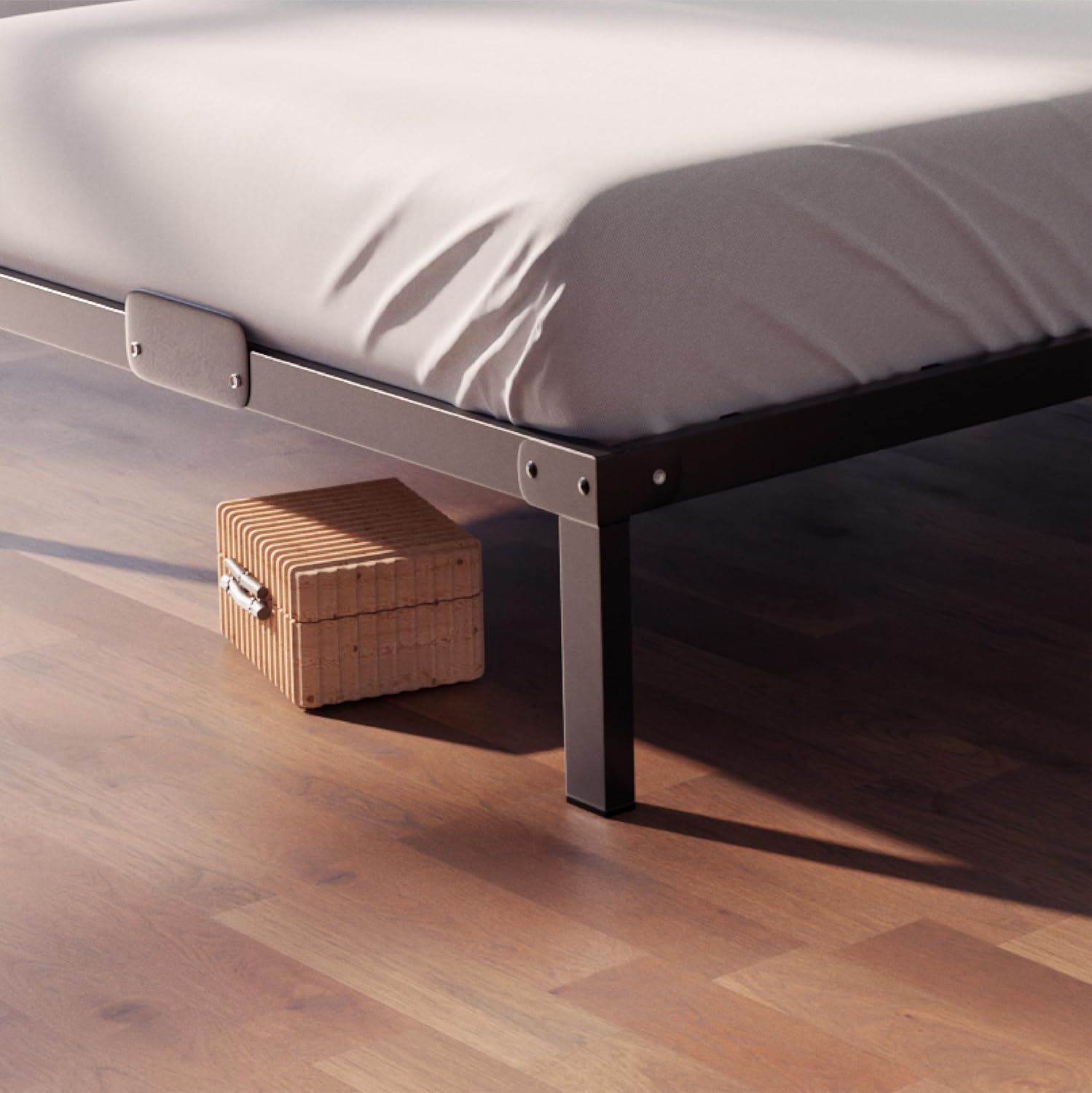Thumbnail 5 de Dreamzie Small Double Metal Bed Frame 120x200 with 35cm Storage