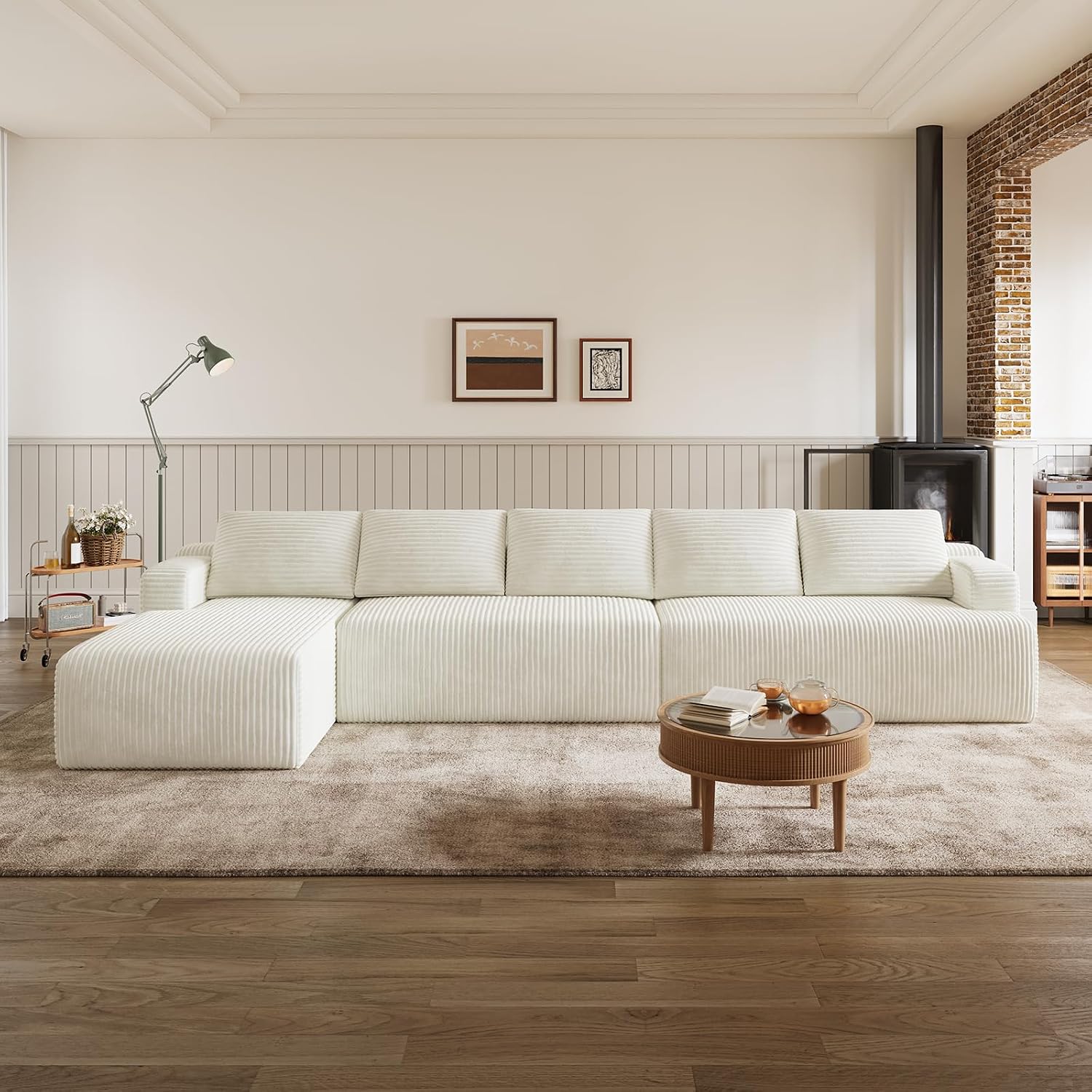 Detalle de Novilla Modular Sectional Sofa, 144-inch