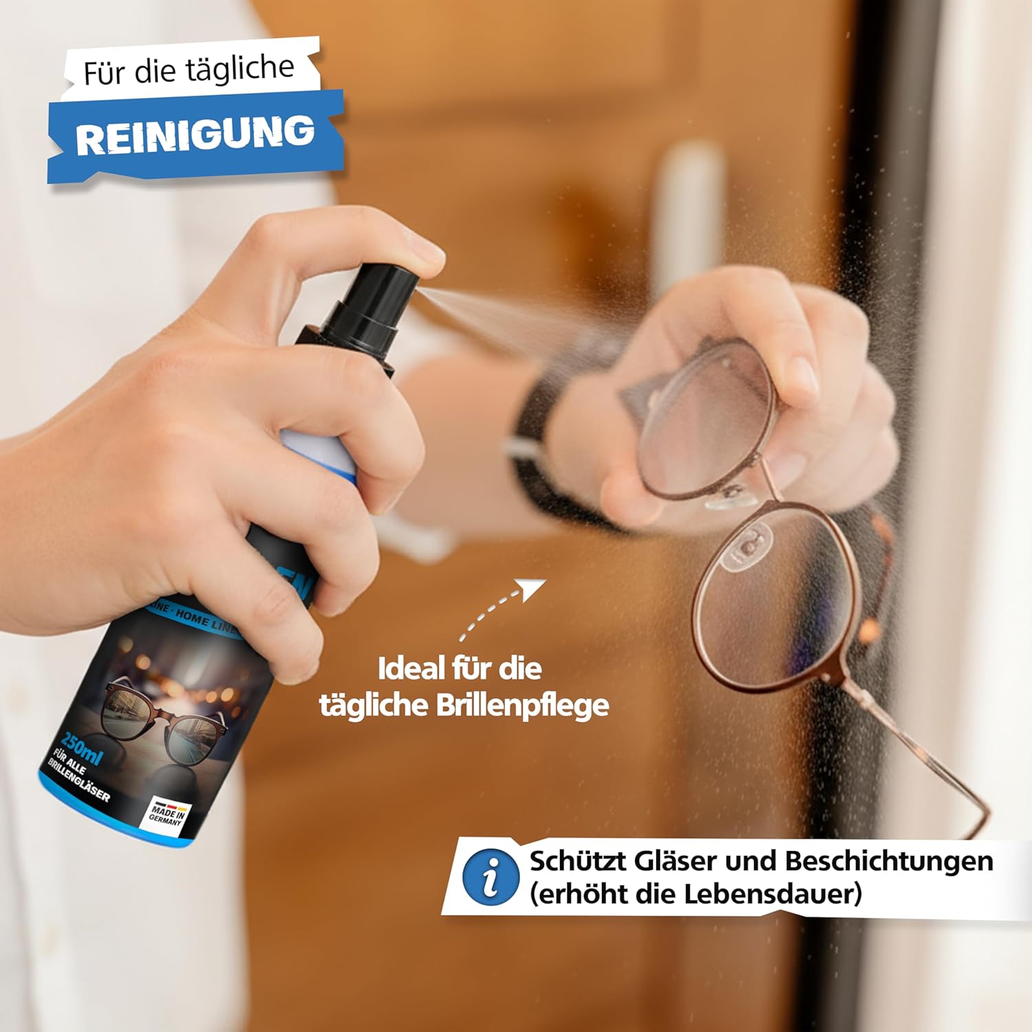 Thumbnail 4 de SPRINGER CX2200 Brillenreiniger (250 ml) – schonender Reiniger gegen Schlieren & Flecken