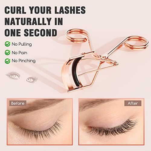 Thumbnail 4 de TOMEEM Eyelash Curler with Comb Rose Gold