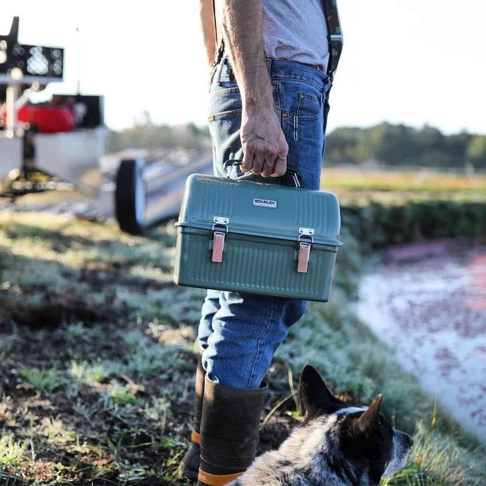 Thumbnail 3 de STANLEY 1913 Classic Lunch Box 9,5 L Hammertone Green – boîte repas inox avec anse et support de thermos