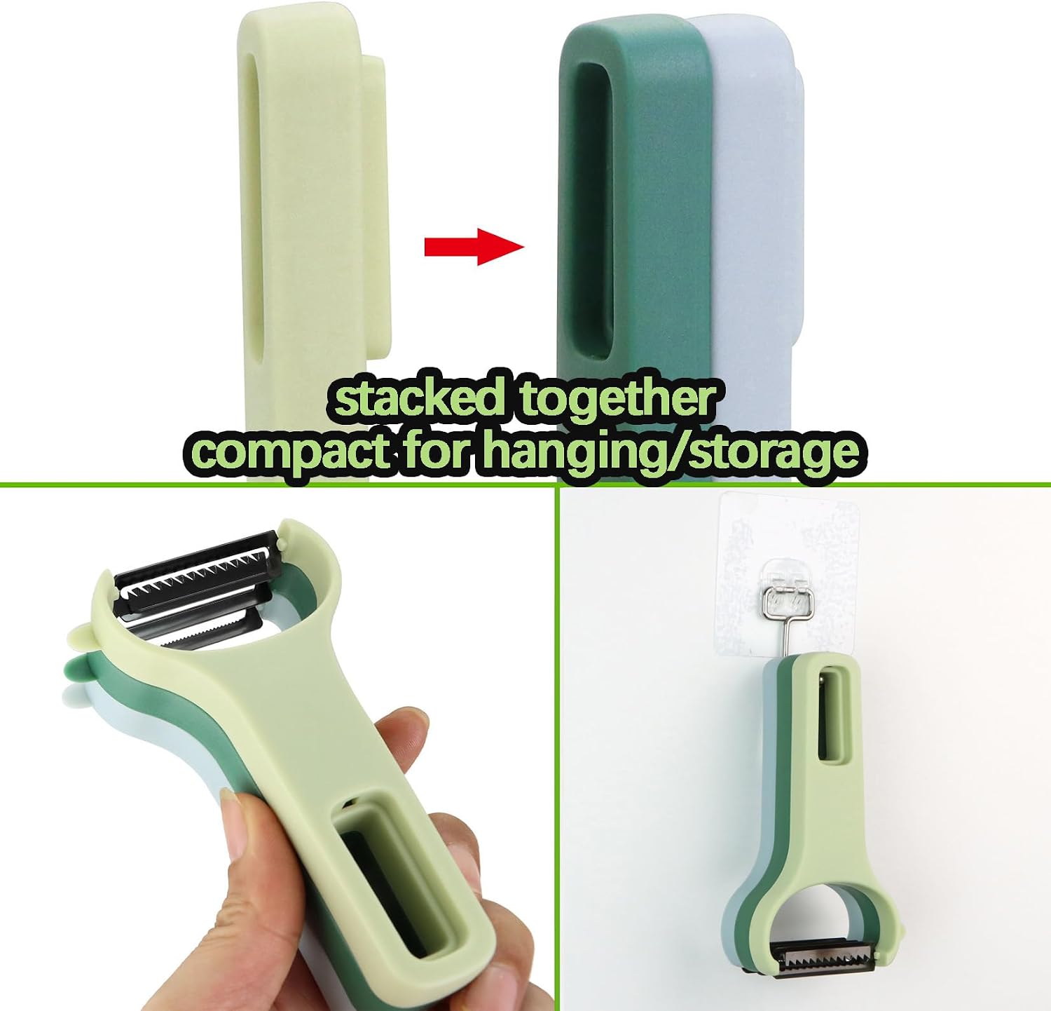 Thumbnail 4 de VOGARB Vegetable Peeler 3-blade set, Y‑shape 🍴