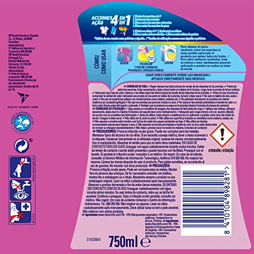 Detalle 2 de Vanish Oxi Action spray 3 x 750 ml para ropa