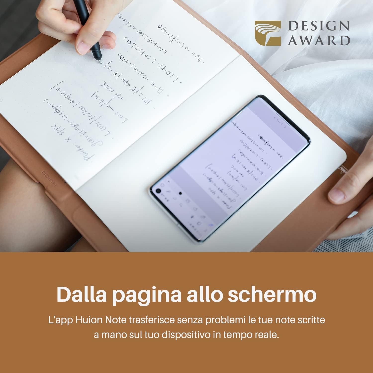 Detalle 2 de HUION Note X10 taccuino digitale A5 Bluetooth 5.0 con 8.192 livelli di pressione