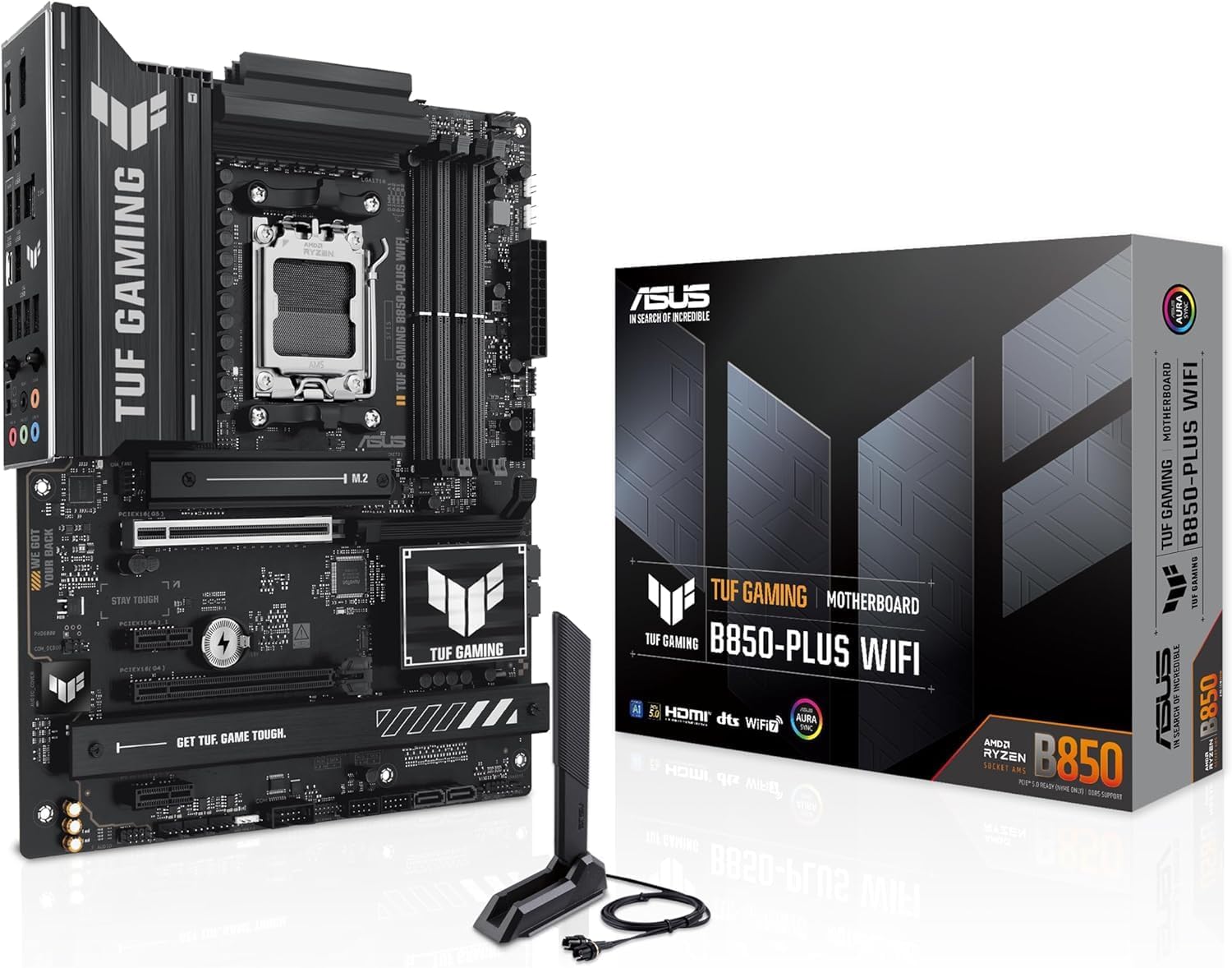 Detalle 1 de ASUS PRIME B850-PLUS-CSM ATXマザーボード、Socket AM5・DDR5・M.2対応