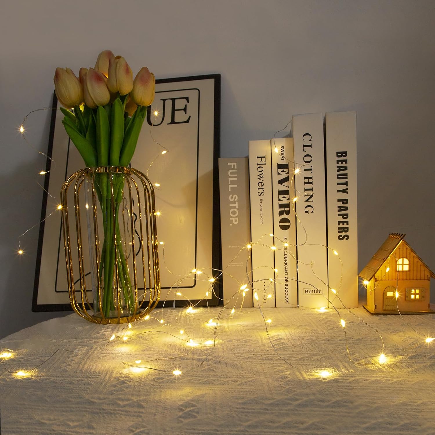 Thumbnail 6 de AdalyRoma HT-TXD-3M mini-lichtsnoeren, set van 6, 3 m, 30 warmwitte leds en timer