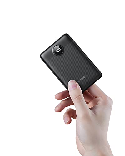 Detalle de VEGER Power Bank 10000mAh: carga rápida y diseño ultradelgado para tus dispositivos