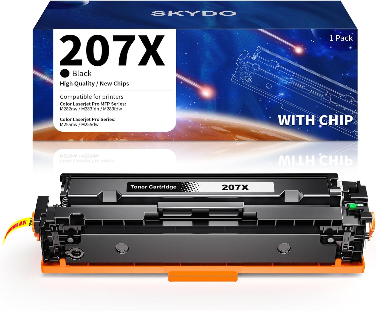 Detalle de Skydo 207X Toner Black (with chip) – High yield compatible for HP 207X W2210X