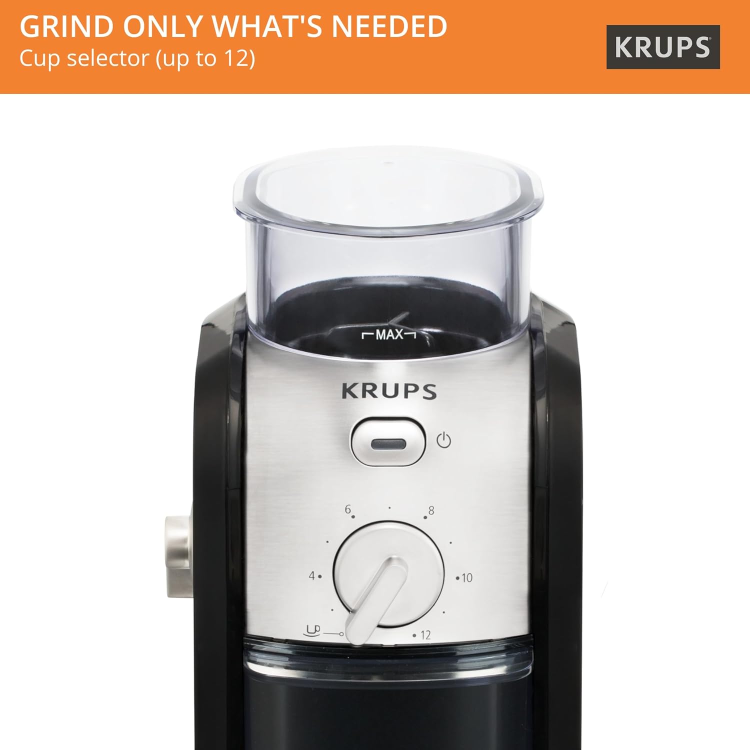 Detalle 2 de Krups Expert Electric Burr Coffee Grinder