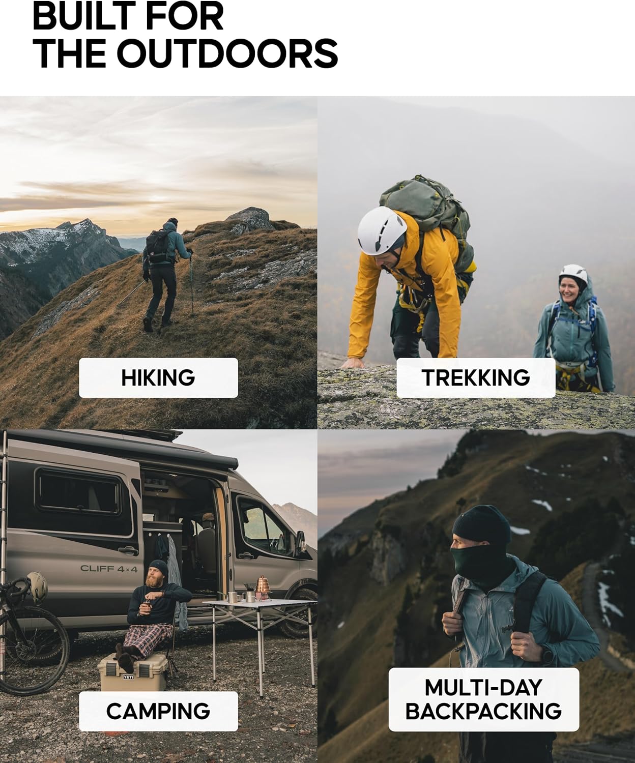 Thumbnail 3 de Danish Endurance Hiking Socks Set (Merino Wool, Anti Blister) – Unisex 3-Pack with Crew, Low Cut & Ankle Styles