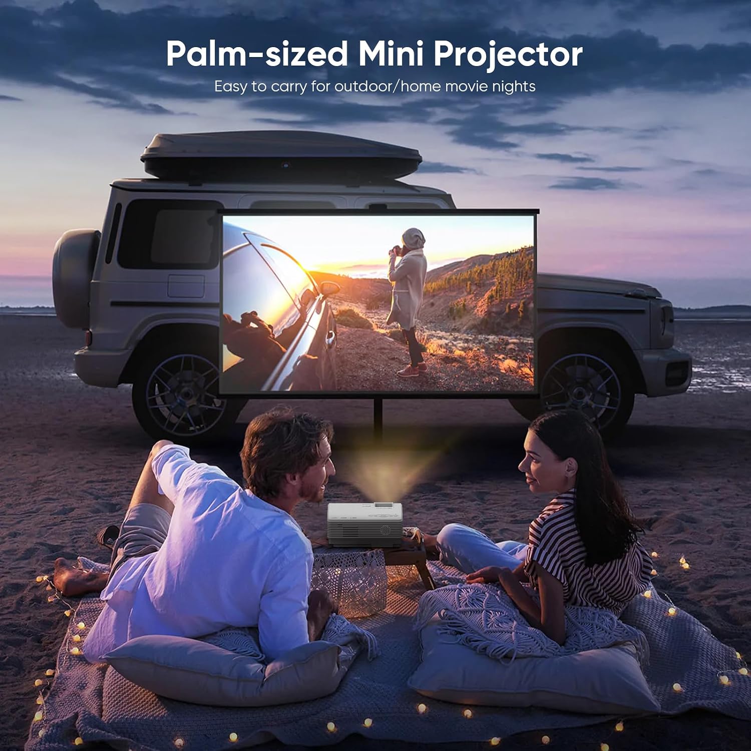 Thumbnail 6 de Mini WiFi Bluetooth Projector 1080P 📽