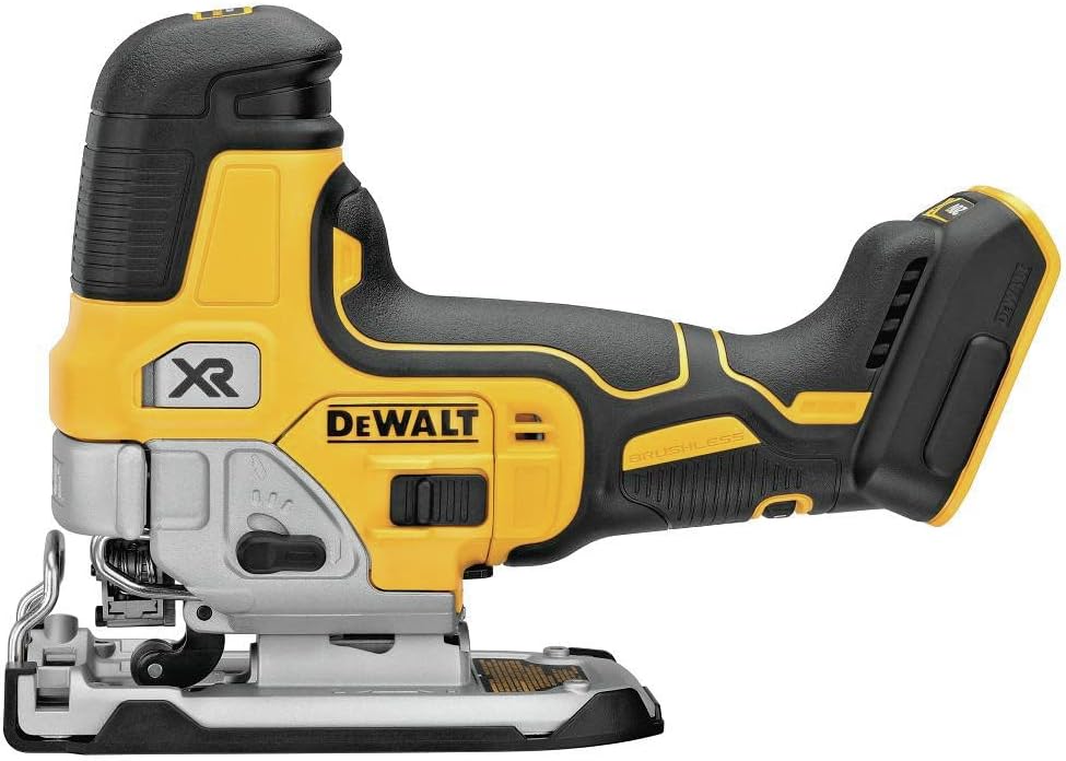 Detalle de DEWALT DCS335B 20V MAX Barrel-Grip Jigsaw, Brushless, Variable Speed
