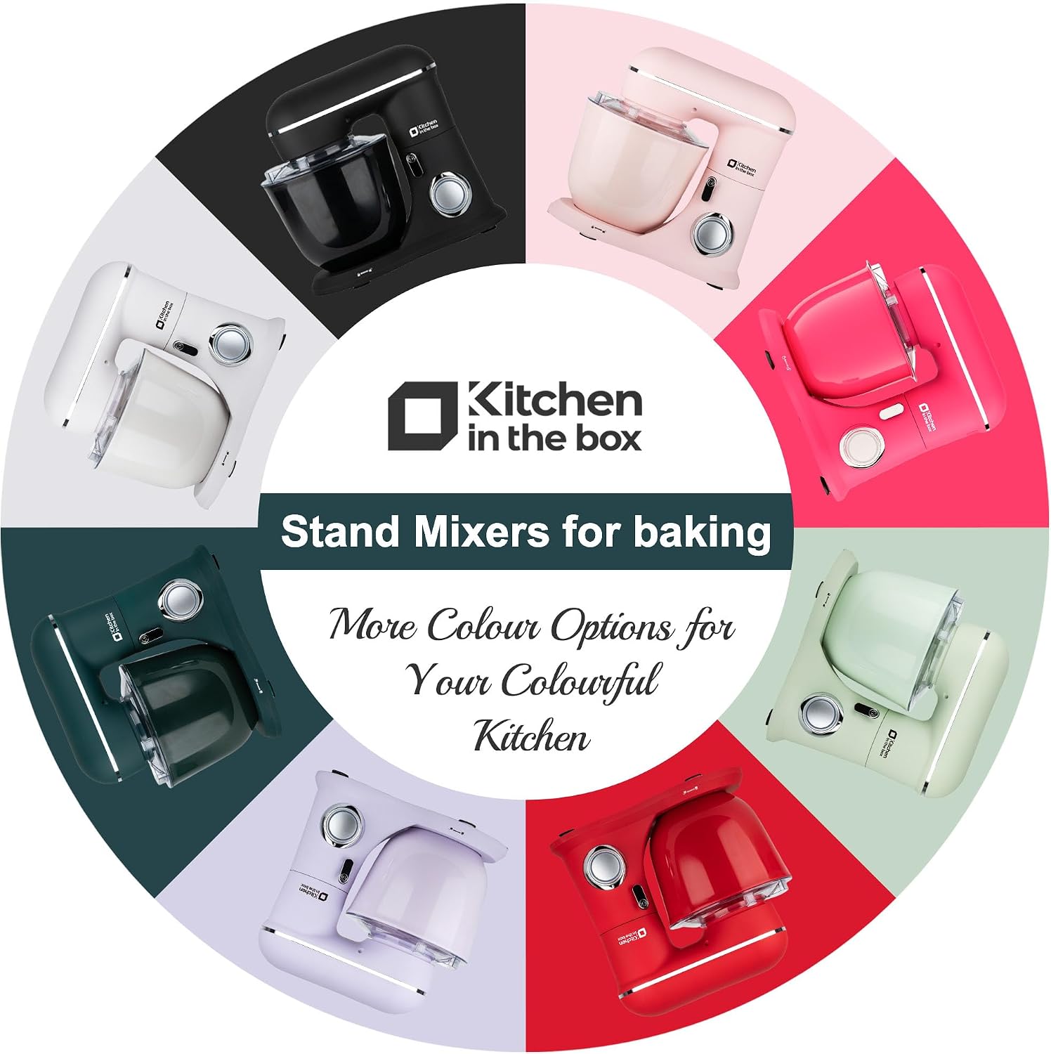 Thumbnail 6 de Kitchen in the box Stand Mixer 1300W, 10 speeds