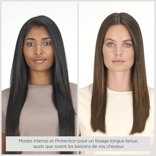 Detalle de BaByliss Lisseur Cheveux Super Smooth ST393E – lissage rapide avec ionique et plaques titane-ceramique