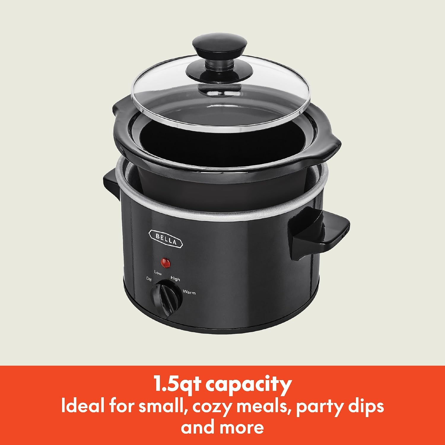 Detalle 2 de bella Slow Cooker, 1.5-Quart