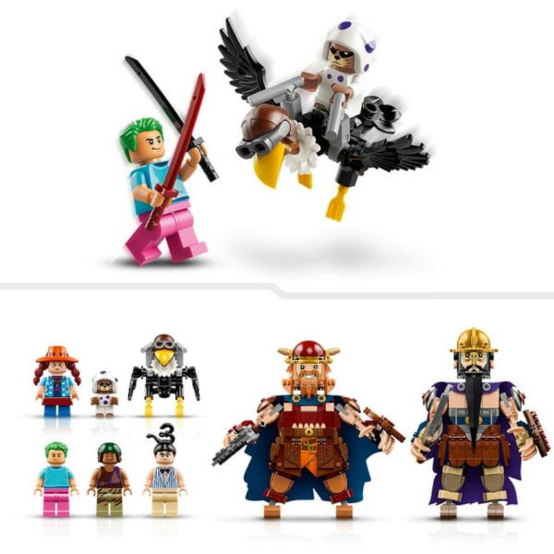 Detalle de LEGO One Piece 75644 Woogey vs. Boogey Gigantes de Little Garden (733 piezas)