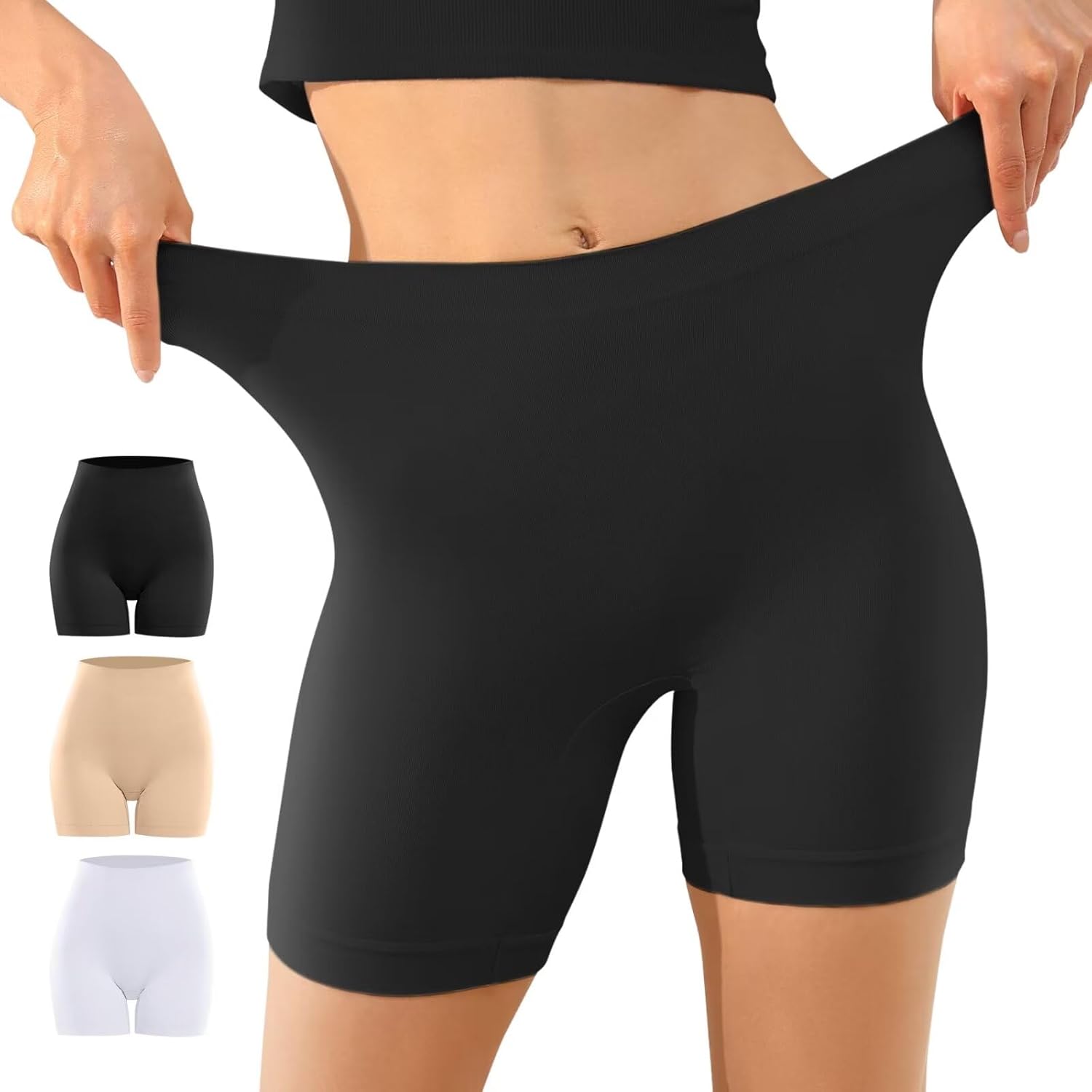 Thumbnail 6 de YouShow pantaloncini sottogonna donna antistress/sfregamento senza cuciture (pacco da 3)