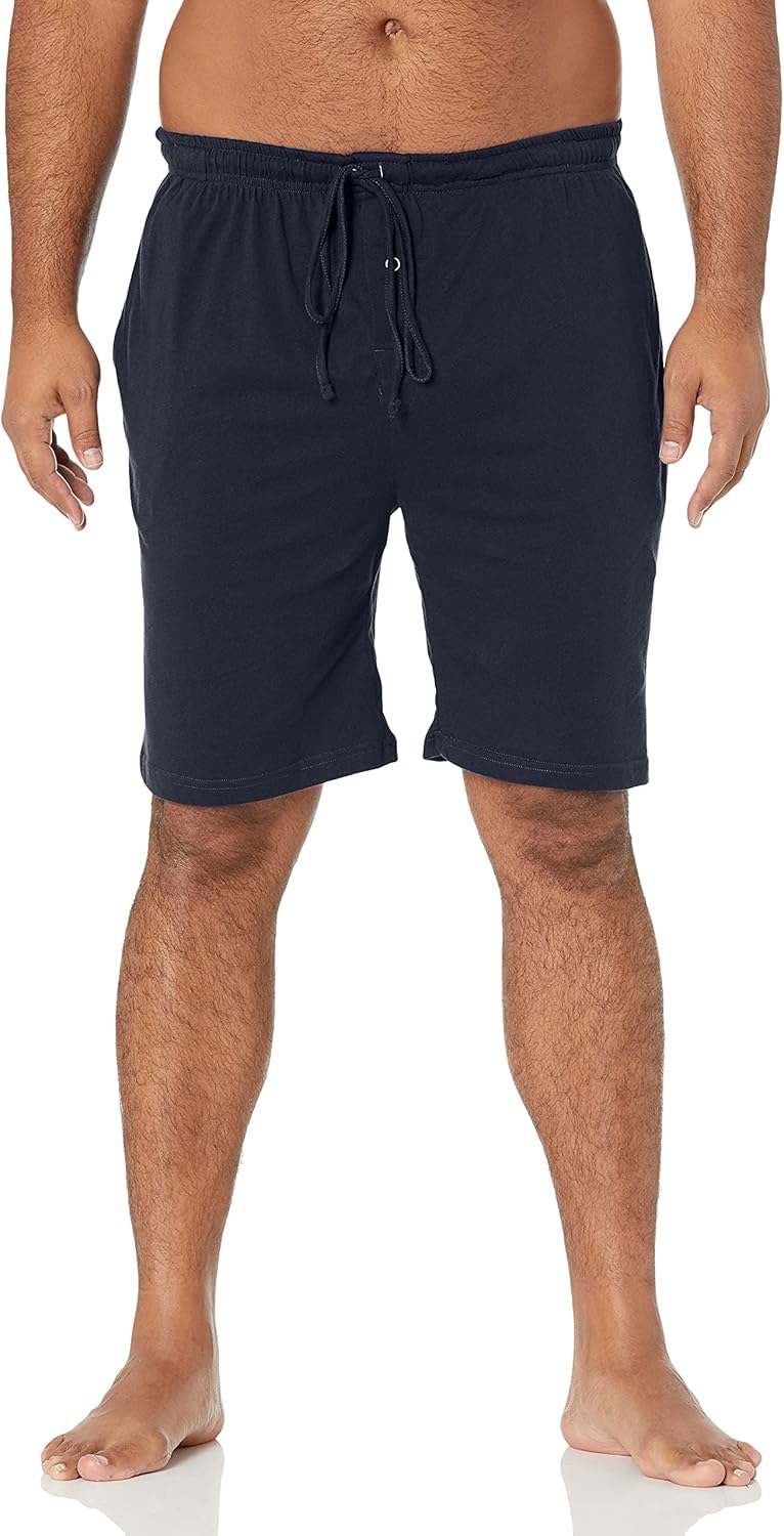 Thumbnail 3 de Amazon Essentials Herren Schlafanzug-Shorts aus Strick, 23 cm Länge, elastischer Bund mit Kordelzug – Übergröße erhältlich