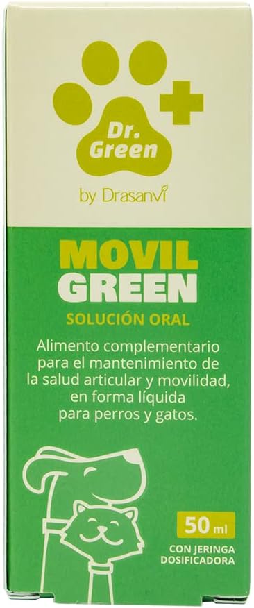 Detalle 2 de DR Green MOVILGREEN SOLUCION Oral 50ML para mascotas 🐾