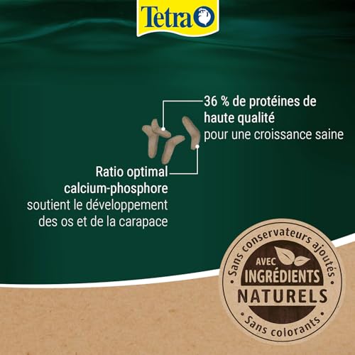 Detalle de TETRA ReptoMin Sticks Tortues d’Eau 1 L — alimentation complète pour tortues d’eau