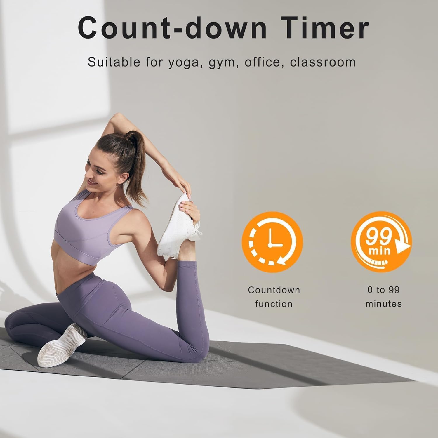 Thumbnail 3 de JALL 16" Digital Wall Clock with Timer