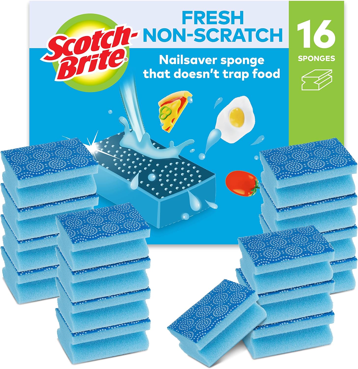 Thumbnail 6 de Scotch-Brite Classic Heavy Duty Scrub Sponge 16-pack