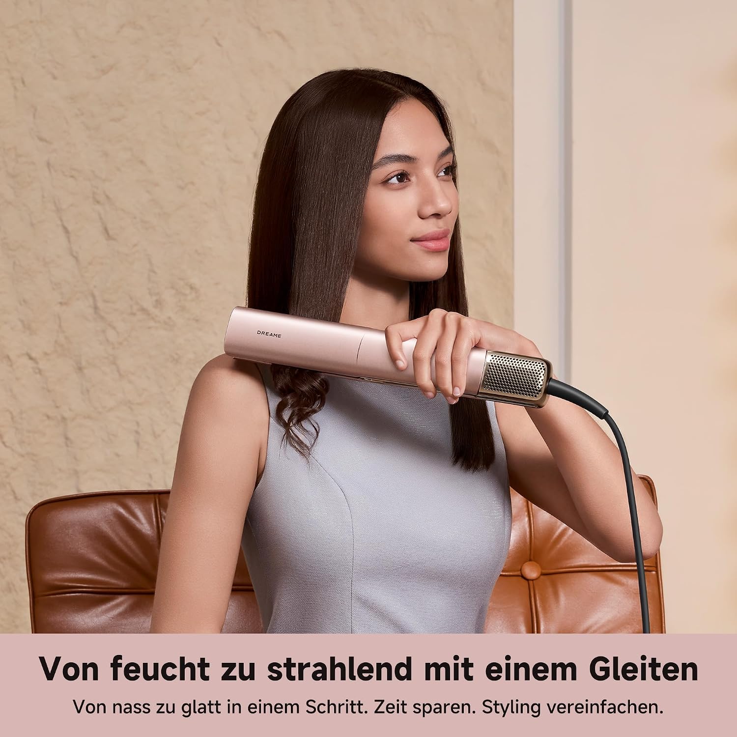 Detalle de DREAME Aero Straight Pro 2-in-1 Luftglätter – KI Styling, Dualer Luftstrom, 120.000 U/min