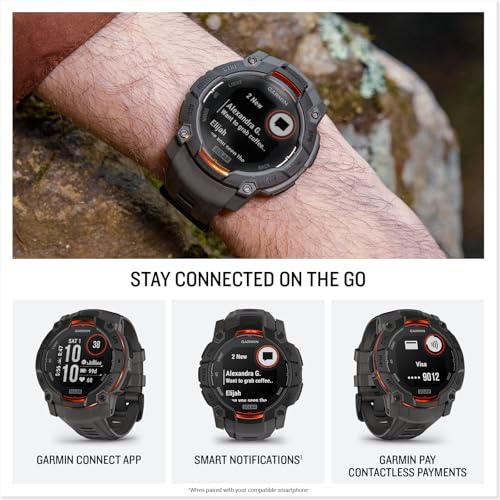 Detalle de Garmin Instinct 3 Solar 50 mm: Reloj GPS con luz integrada y监 Health tracking